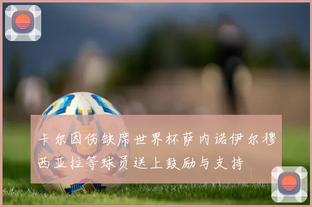卡尔因伤缺席世界杯萨内诺伊尔穆西亚拉等球员送上鼓励与支持