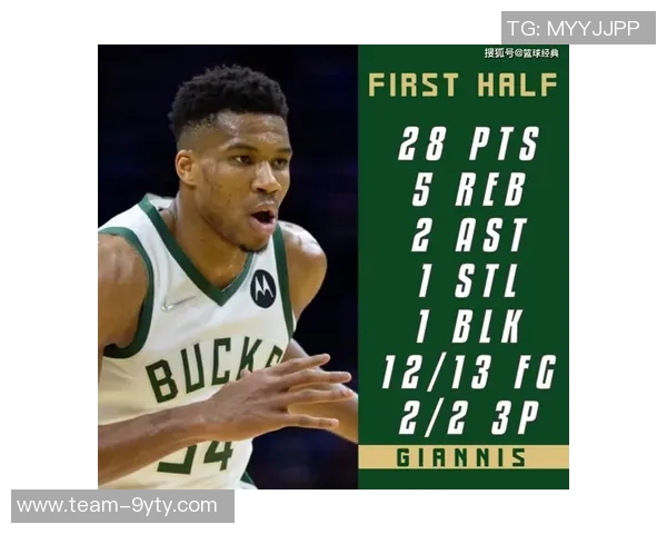 字母哥半场表现受限仅得13分5板3助2断3失误状态堪忧